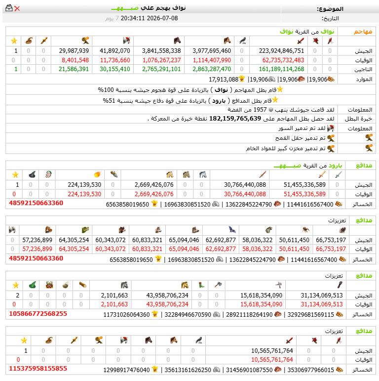 من اقوى الهجمات الشرسة بين اللاعبين في السيرفر الخامس